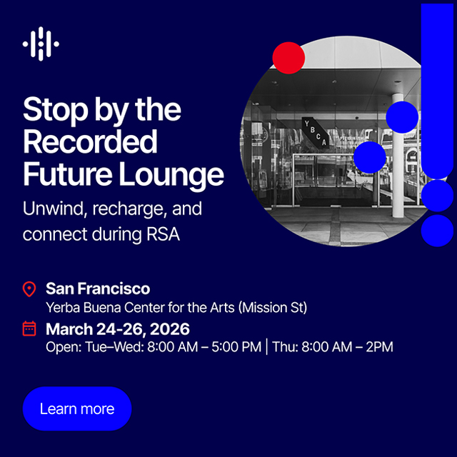 Learn more about Recorded Future at RSAC26